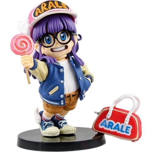 13cm Japan Anime Figure Dr.Slump Arale Lollies PVC Action Figure Toys Collection Model Dolls Kawaii Childrens Gifts Toy Figure