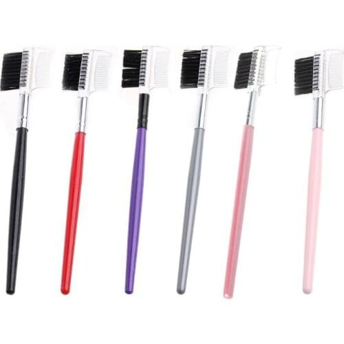 2 in 1 Comb Brush Lash Eyebrow Cosmetic Makeup Eyelash Extension