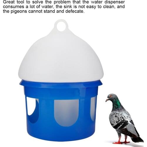 Large Capacity Automatic Bird Pigeon Feeder Water Dispenser Waterer