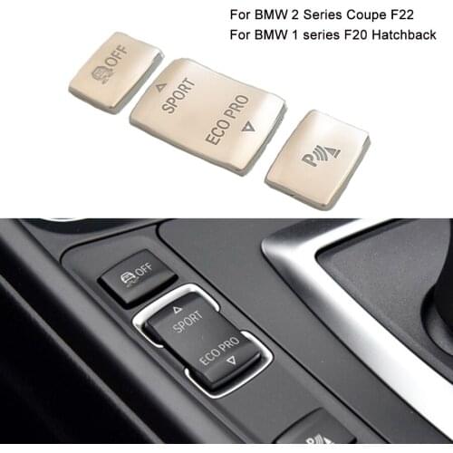 Car ESP Antislip Switch Sport Buttons Protector Cover Sticker For BMW 2 Series Coupe F22 1 series F20 Two Sedan