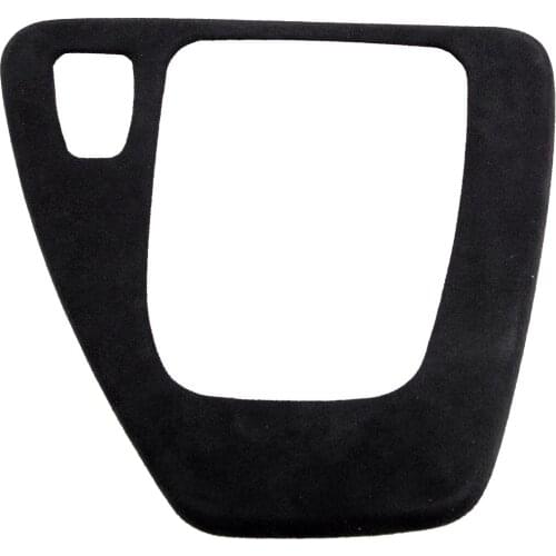 Car Alcantara Suede Gear Shift Panel Cover Trim Frame Black LHD Fit For BMW 3 Series E90 E92 E93 2005-2008 2009 2010 2011 2012