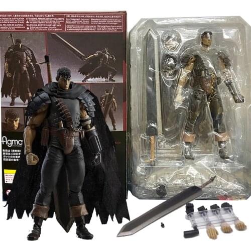 Berserk Beruseruku Game Figma 359 Black Swordman Figure Anime Action Figure PVC New Collection Figures Toy 17cm