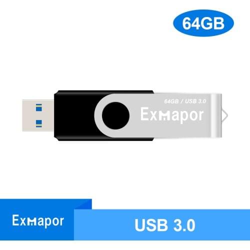 64GB USB 3.0 Flash Drive 128GB Metal Thumb Drive with Keychain High Speed UP to 100M/S Jump Drive Memory Sticks for PC Macbook