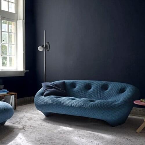 Italian luxury design post modern sofa living room home furniture ploum sofa ligne roset high quality fabric/velvet sofa