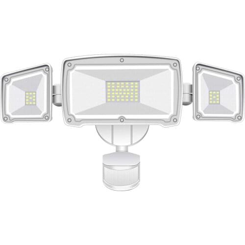 Outdoor Waterproof IP65 3 head adjustable range solar security led light