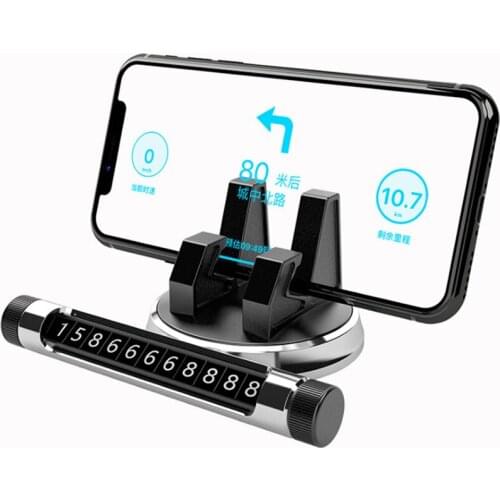 Phone Number Car Parking Number Plate Universal Car Luminous Parking Number Plate Hidden Card Auto Interior Car Accessories