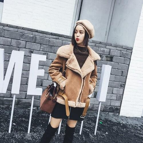 ODFVEBX Women's Suede Jackets