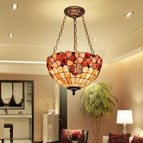 Single Head Home Garden Lighting Lamp Lighting Lamp Bedroom Study Yang Dining-room Lamp Shell Garden Lamp luminaire suspendu