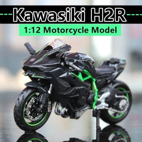 Maisto 1:12 Kawasaki H2R original authorized simulation alloy motorcycle model toy car Collecting