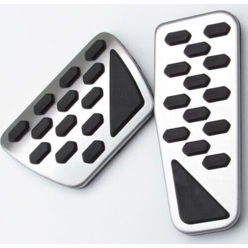 Stainless steel Fuel Brake Footrest Pedal AT for JEEP Wrangler Sahara Rubicon 2018 2019