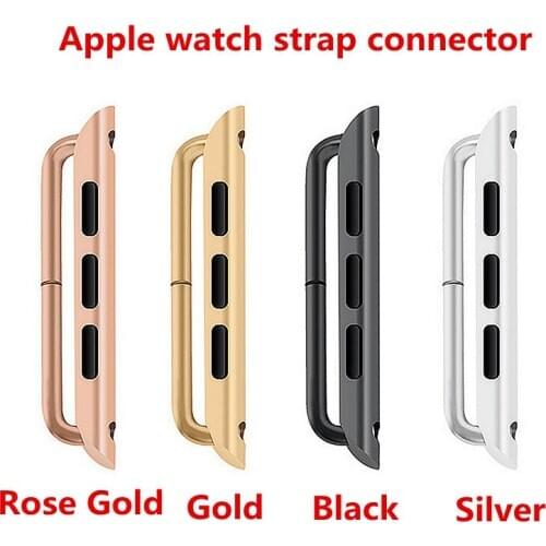 Watch accessories for Apple Watch connector apple watch 1 2 3 4 representative belt converter stainless steel strap buckle