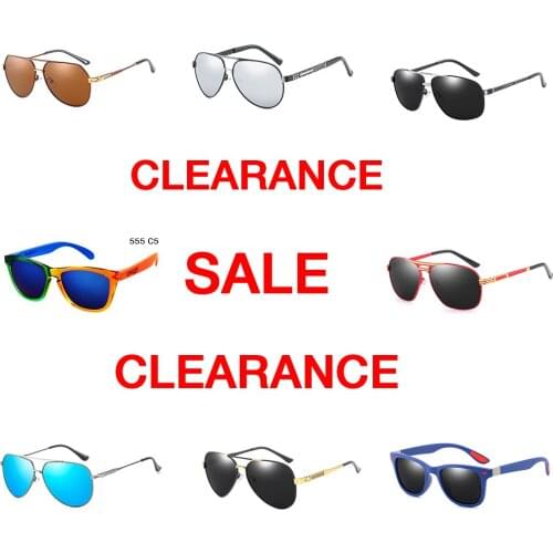 Clearance Sale Mens Polarized Sunglasses for Driving Polarised Sunglass Brand Designer Ladies Fashion Sun Glasses for Women