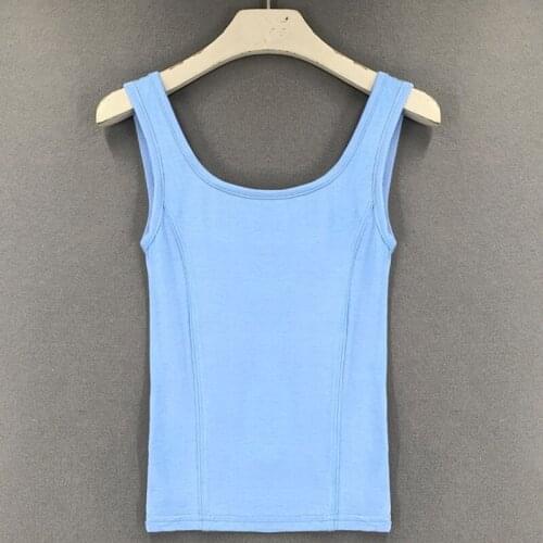 Summer Sleeveless Women Tank Top 2021 Elastic Vest White Slim Female Corset Tops Fashion Casual Womens Tanks Solid Thin Clothes