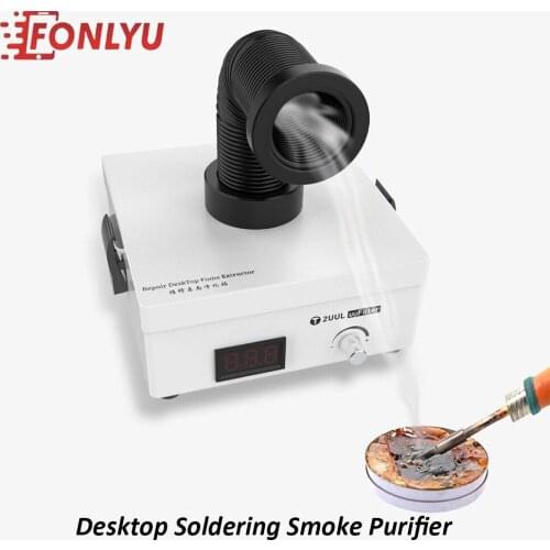 2UUL Desktop Smoke Absorber Purifier Machine Laser Solder Fume Extractor Sugon T36 Welding Smoke Dust Extractor Repair Tool