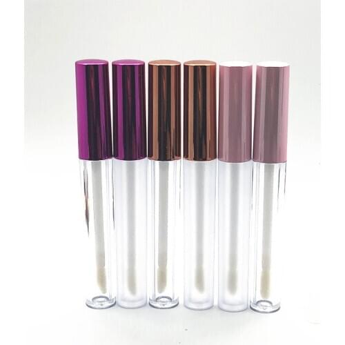 2.5-3ml Round Lip Gloss Tube Lip Glaze Empty Bottle DIY Cosmetic Container Free Shipping WB2983