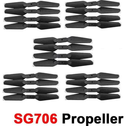 20PCS SG706 Propeller Foldable Blade Spare Part for RC Quadcopter SG706 SG-706 FPV Drone Blade Accessory