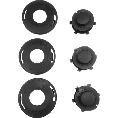 6 PCS/ 3 Sets Trimmer Head SPOOL + CAP COMBO Fits For Stihl Head Cover 25-2 FS 90 100 110 120 130 55 80 83 85