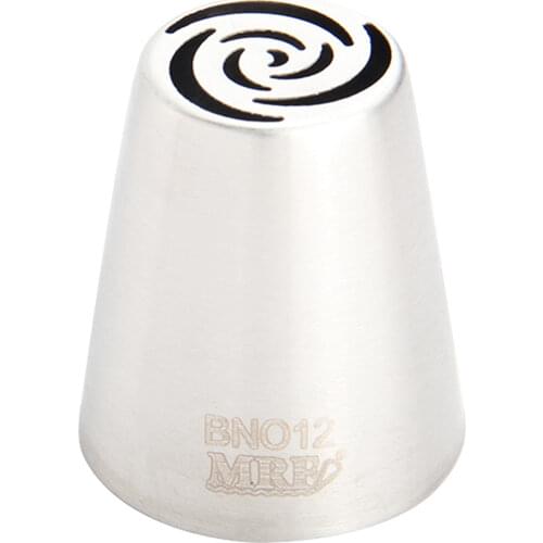 Free Shipping Stainless Steel 18/8 Large Russian Tulip Pastry Nozzle Cakes Cupcakes Decorating Icing Tips #BNO12
