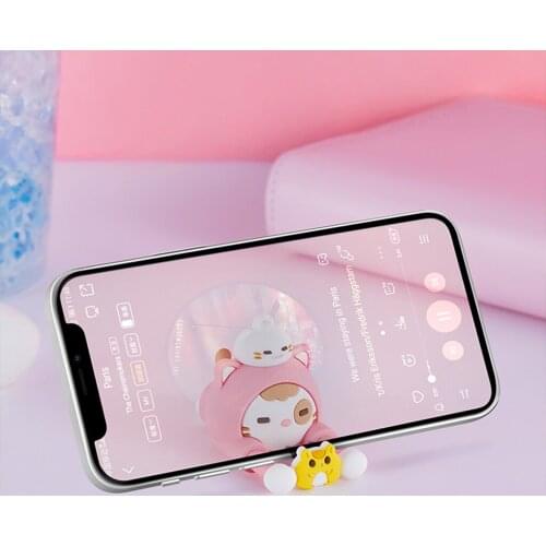 Cute Cat Smart Phone Holder Cartoon Animal Desk Stand Cradle for Xiao-mi Hua-Wei Oneplus and more Mobile Phone Cellphone
