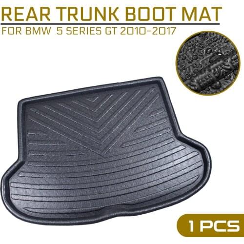 For BMW 5 Series GT 2010 2011 2012 2013 2014-2017 Car Floor Mat Carpet Rear Trunk Anti-mud Cover