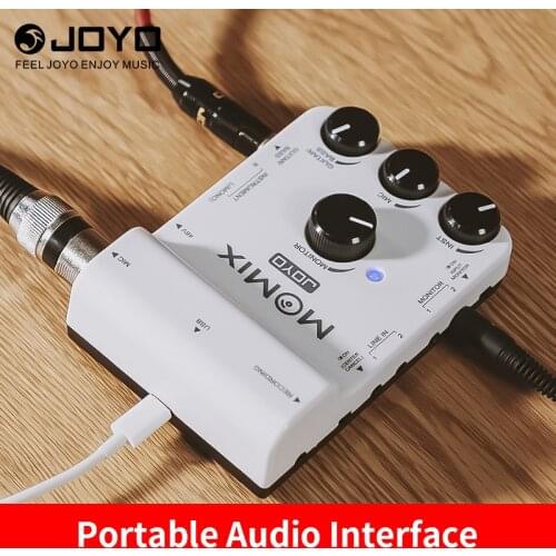 JOYO MOMIX OTG Audio Interface for portable recording live streaming Plug supporting mic/guitar/bass/keyboard/Electronic drum