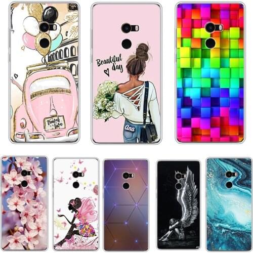 Soft silicon TPU case for xiaomi Mix 2 case for xiaomi Mi Mix 2 Mix2 back cover full protective transparent coque