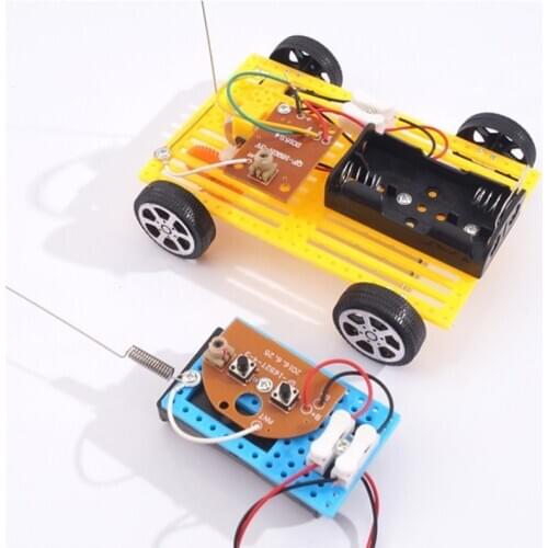 DIY Wireless Remote Control Racing Car Model Kits Physical Science Experiments Technology Educational Toys For Children STEM