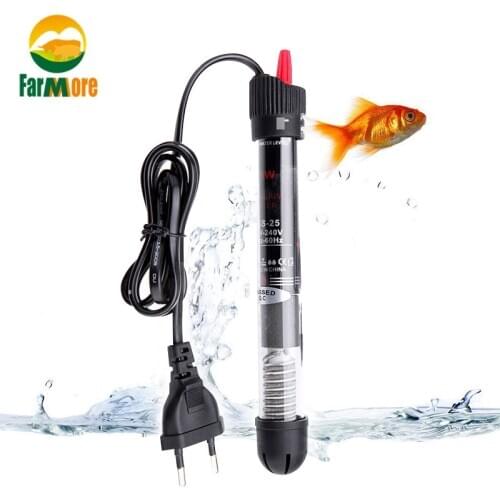 Aquarium Heating Rod Adjustable Water Heating Rod Submersible Constant Temperature Control 25W/50W/100W/200W/300W Free Shipping