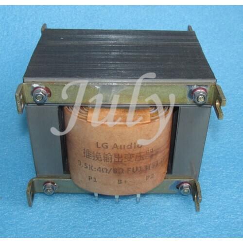 A pair of FU13 (813) tube push-pull output transformer 9.5K / 0-4Ω-8Ω, power 300W, triode connection method