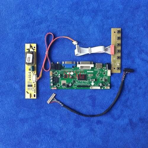 Fit LTM150XO/LTM150XS/QD15XL02/QD15XL13 LCD display Kit 1024*768 2CCFL HDMI-compatible DVI VGA MNT68676 driver board 20-Pin LVDS