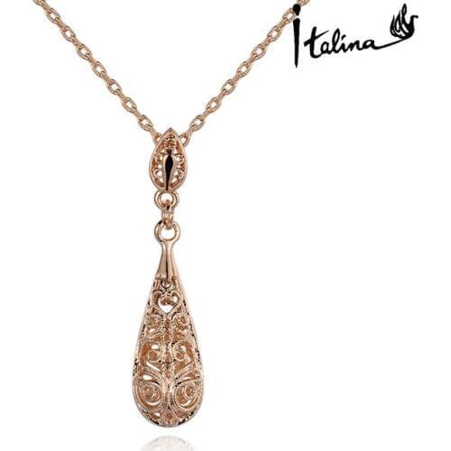 Dans Element Genuine Austria Crystal Waterdrop Pendant Necklace Heathy Anti Allergies #RG75072