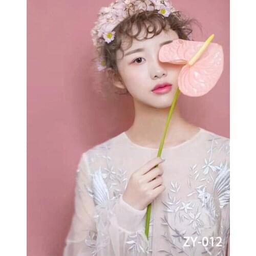 DAWNKNOW 3x5M Pro Tie-Dyed Solid Color Pink Muslin Photography Background Backdrop Pure Colour Photocall Wedding Photo Studio