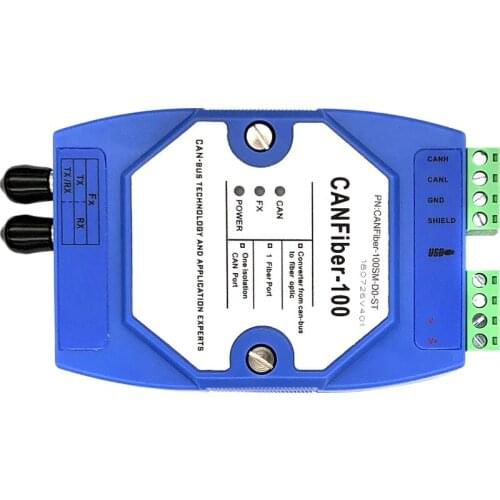 Direct connection CAN bus to fiber converter CAN optical transceiver long distance CAN repeater CAN BUS fiber