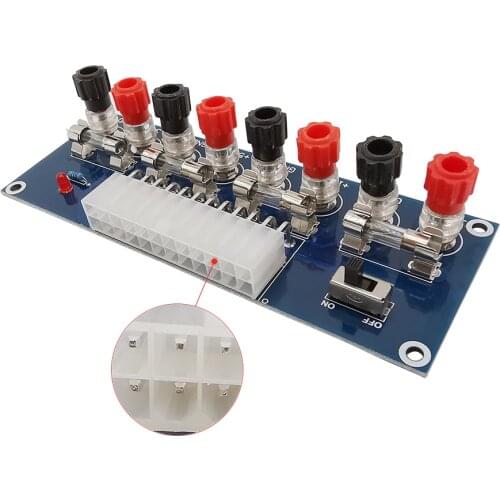 1Piece XH-M229 ATX Desktop Chassis Power Transfer Board Module Power Supply Outlet Module 24Pin Output Terminal