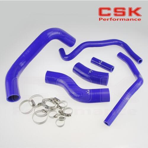 Radiator Coolant Heater Silicone Hose +CLAMPS for 2013-2014 Su baru BRZ FR-S GT86 BLUE