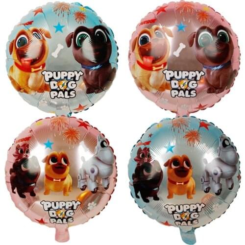 New Balloon 18 Inch Puppy Dog Aluminum Film Balloon Cartoon Puppy Dog Children Birthday Party Balloon Aluminum Film Balloon