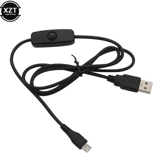 USB To DC Micro USB Charging Cable for Raspberry Pi 3 5V 2.5A With ON Off Switch AC Power Supply For RPI 3B+ plus android phone