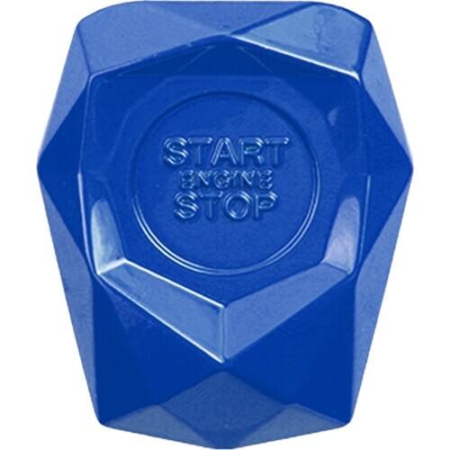 Blue Car Start Button Protection Cover Car Engine Start Stop Push Button Cap