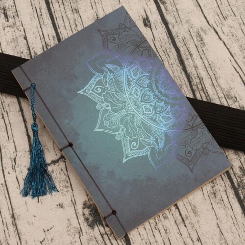 1pcs Night Songs Ancient Wind-loaded Book Retro-lined Handbook Chinese Style Notebook Stationery