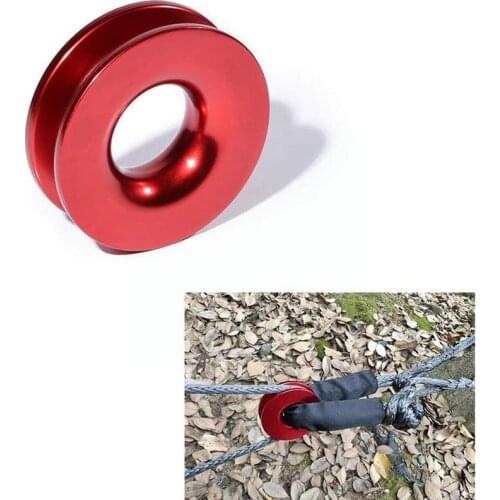 1 Pc Recovery Ring For Atv Utv Suv Winch Ropealuminum 41000lb Rope Pulley Block 1/2 Recovery Tow Snatch-ring Snatch For 3/8 Z6V2