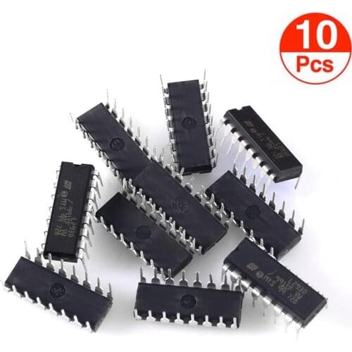 10pcs L293D DIP 16-pin IC Stepper Motor Drivers Controllers