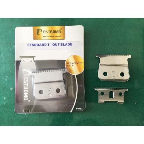 4pcs/lot Free Shipping stainless steel replacement clipper blade fit for Andis T Outliner Fits Andis T Outliner GTX