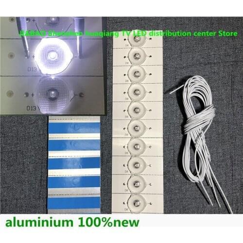 100%NEW 6V SMD Lamp Beads with Optical Lens Fliter for 32-65 inch LED TV Repair TCL L32P1A D32A810 L32P2 4C-LB3206-HR07