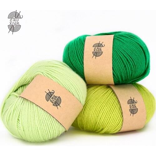 Free shipping 50g/Ball Acrylic Wool Yarn For Hand Knitting Thick Thread For Overcoat Outerwear Hat Scarf Cape B