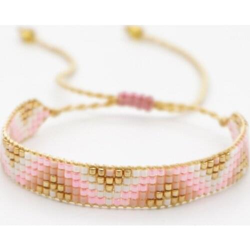 Miyuki Japanese Rice Bead Bracelet Female Bohemian Hand-woven Ethnic Style Hand Jewelry Womens Bracelet Friendship Bracelets