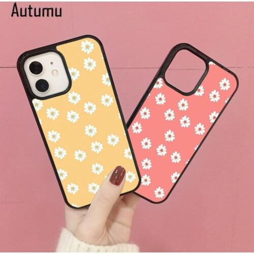 Phone Case for iPhone 12 mini X XS XR 11 Pro Max SE 2020 5 6S 7 8 Plus Samsung Galaxy S8 S9 S10 S20 S21 Flower dasilys Cover
