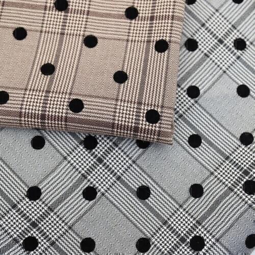 Cheap fabric printed plaid polyester patchwork in Europe and America, used for sewing handmade fabrics for dresses