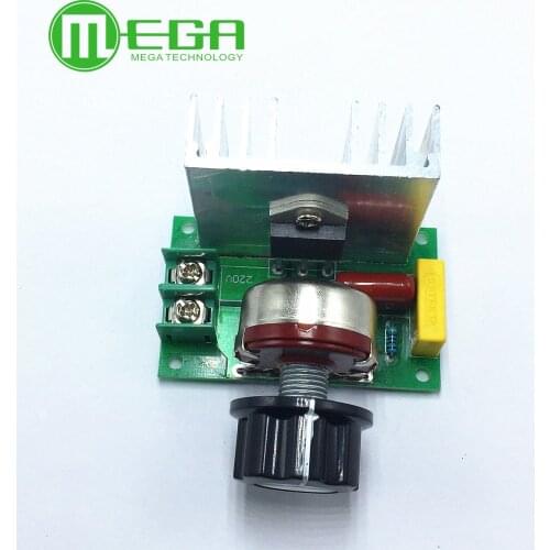 4000W SCR Electronic Voltage Regulator Speed Controller Control Board Governor Dimmer High Power Module AC 220V Resistive Load