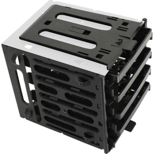 Shockproof 4 3.5-inch Hard Disk Box HDD Mounting Bracket Tray HDD Cage Rack Bracket for Nas Chassis Modification