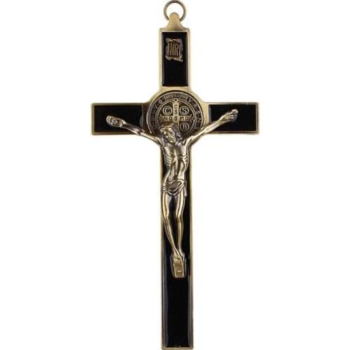 Cross Wall Crucifix Antique Church Relics Figurines Crucifix Jesus Christ On The Stand Home Chapel Decoration Wall For Car